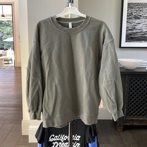 Lululemon oversized sweatshirt olive
